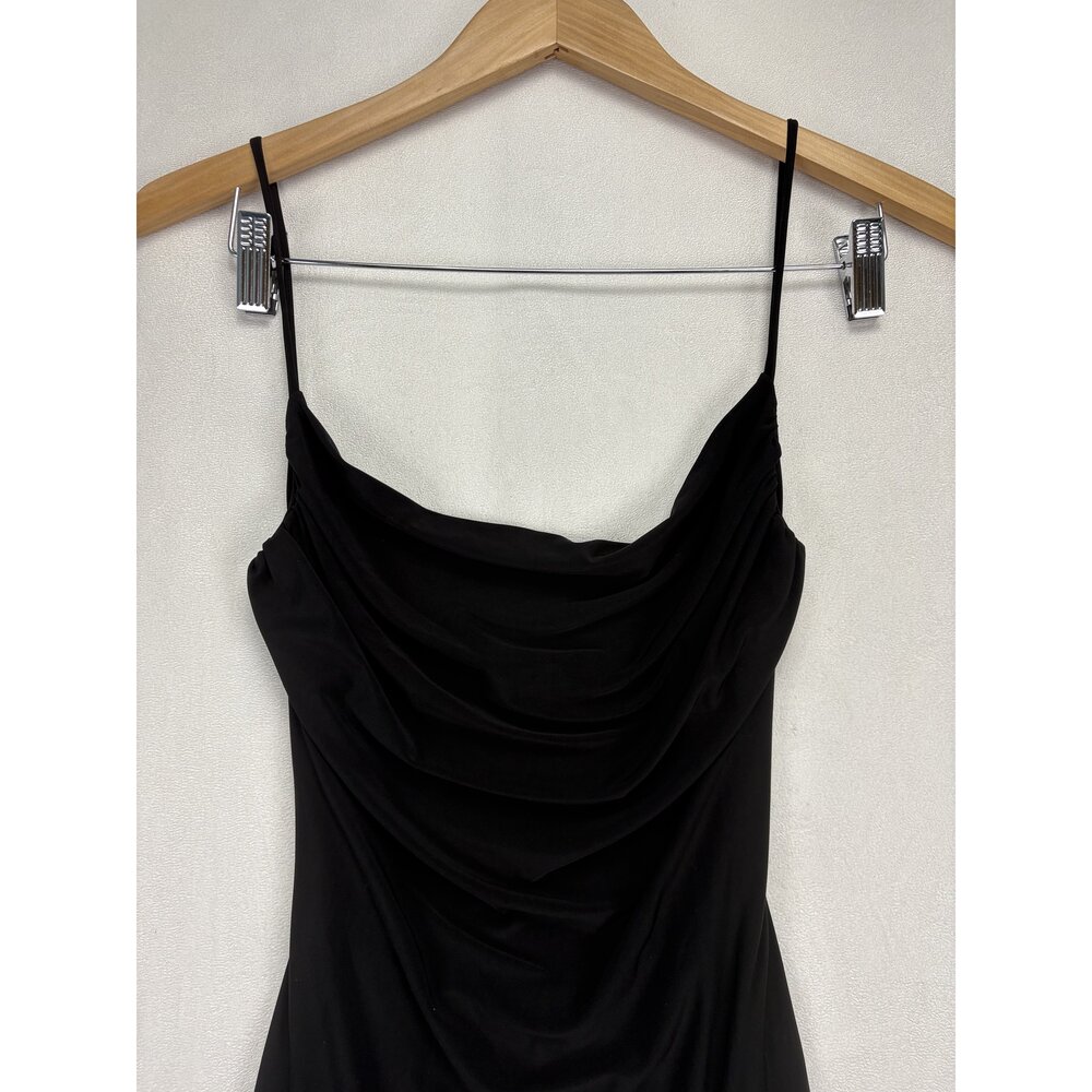 21 Saints Black Cowl Neck Spaghetti Strap Mini Dress XS - Picture 6 of 10